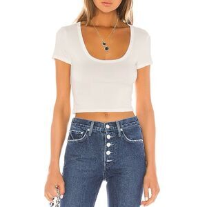 NWOT LOVERS AND FRIENDS Coco Tee in Ivory